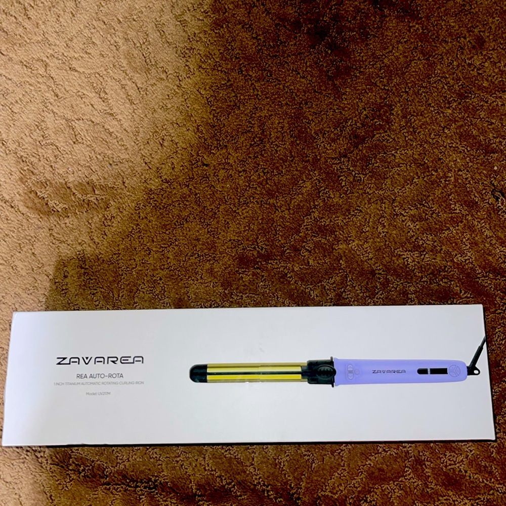 Zavarea 1inch titanium automatic rotating curling iron